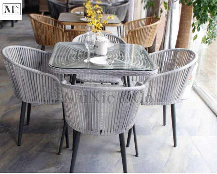 natura dining chair woven in pe rattan