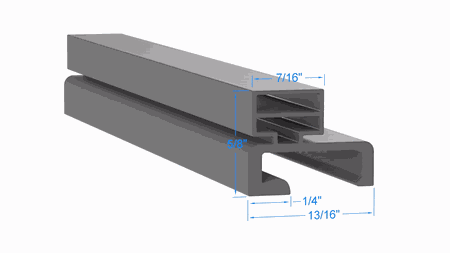 OEM Part by Strivide, Magnetic Gasket 21 3/4 x 23 3/4 Compatible with Henny Penny OEM Part