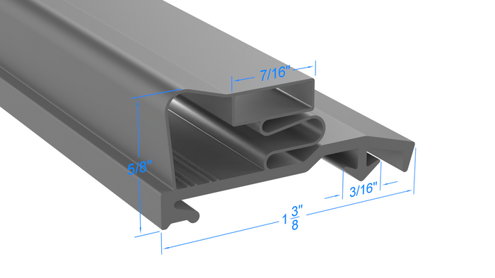 Q3 Hobart PART# 268420-18 by Strivide 26 1/4 x 62 3/4 Compatible with Hobart 268420-18