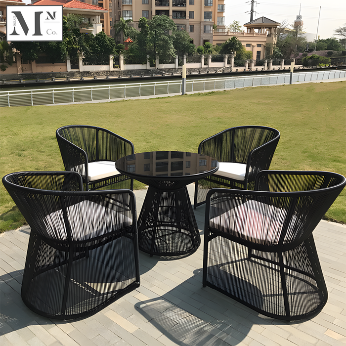 RICARDO Outdoor Dining Chair. PE Rattan Outdoor Chair