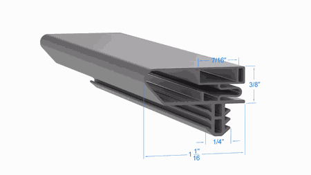 RL5 Hussmann PART# 428563 by Strivide 29 3/4 x 65 1/4 Compatible with Hussmann 428563
