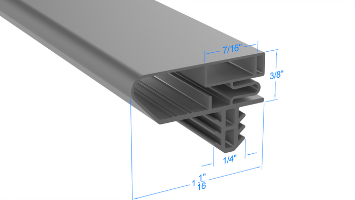 RL5 Hussmann PART# 428563 by Strivide 29 3/4 x 65 1/4 Compatible with Hussmann 428563