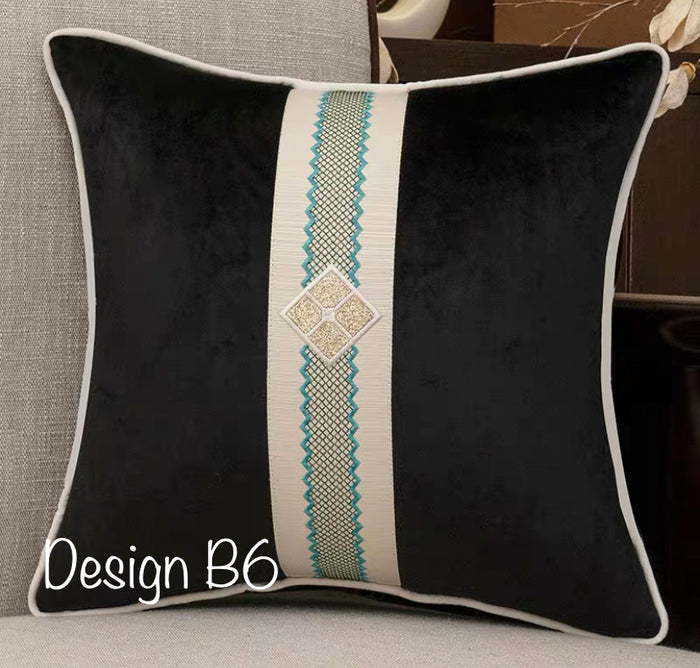 stefiano designer and handcrafted cushions in set of 6.