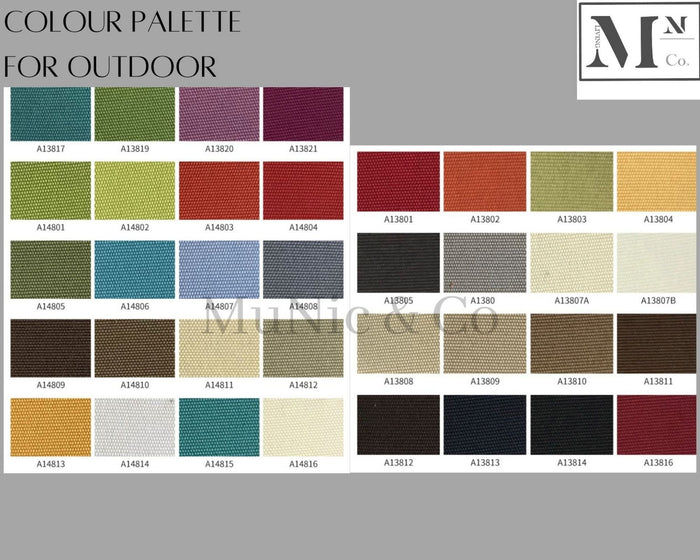 Color Customization for Seats/Back Cushions and Throw Cushions