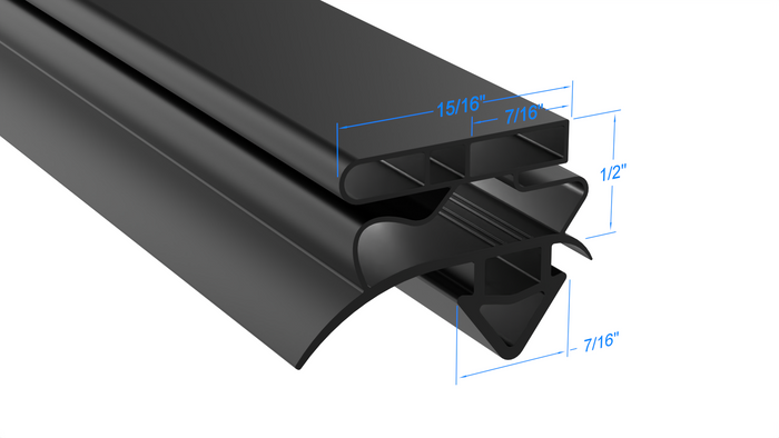TG2R2S True PART# 810772 by Strivide 24 7/8 x 63 3/8 Compatible with True 810772