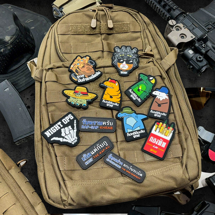 VALOR PX - PVC Patches Collection 2025 - front view