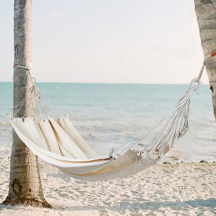 Verano Cream 100% Cotton Hammock - Fab Habitat , Hammocks,